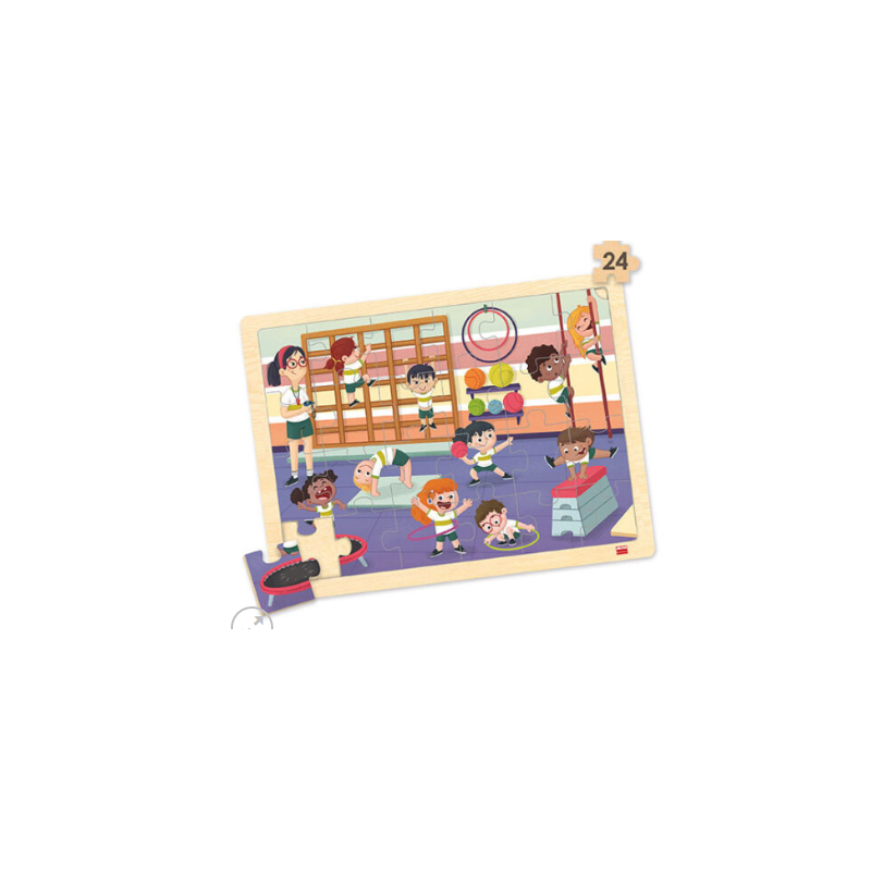 Set puzzles madera: Mi cole inclusivo