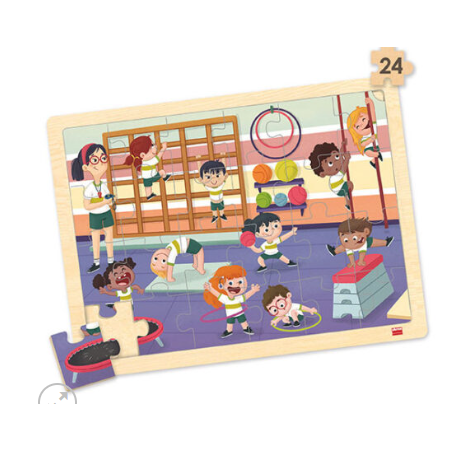 Set puzzles madera: Mi cole inclusivo