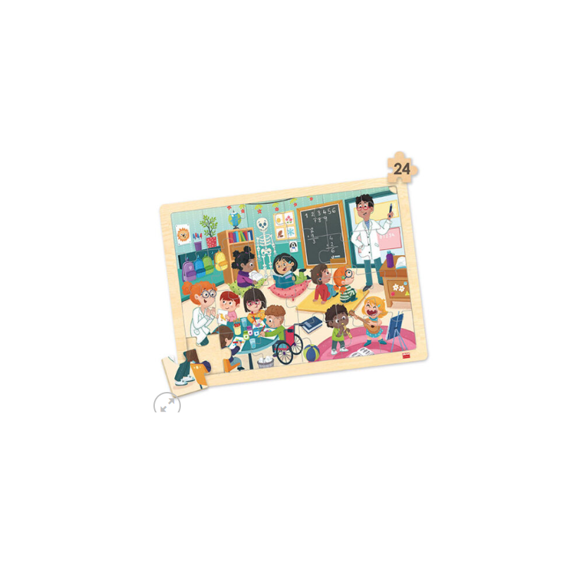 Set puzzles madera: Mi cole inclusivo