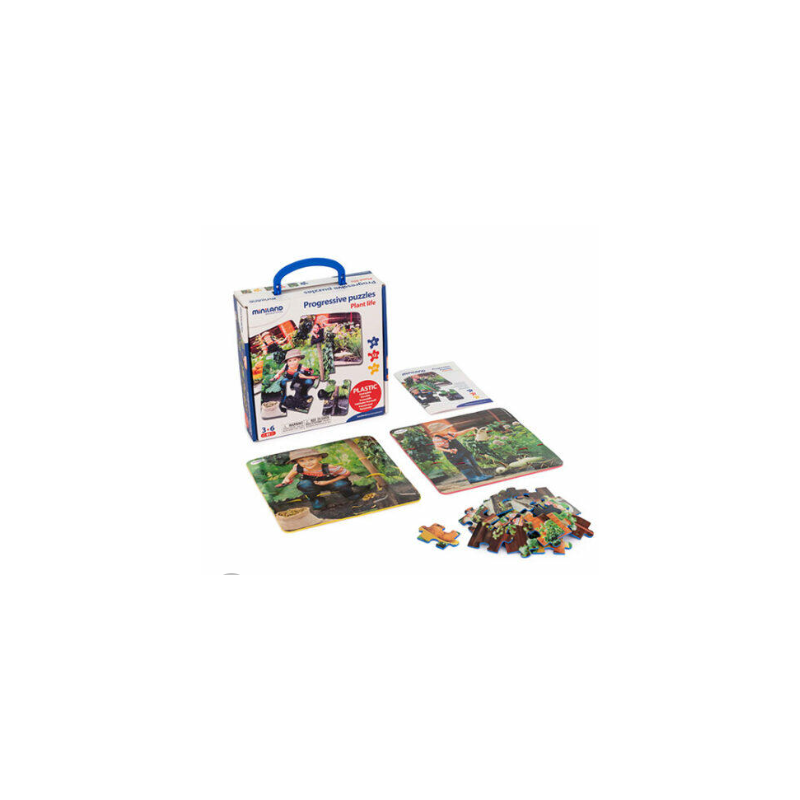 SET DE PUZZLES PROGRESIVOS VIDA DE LA PLANTA