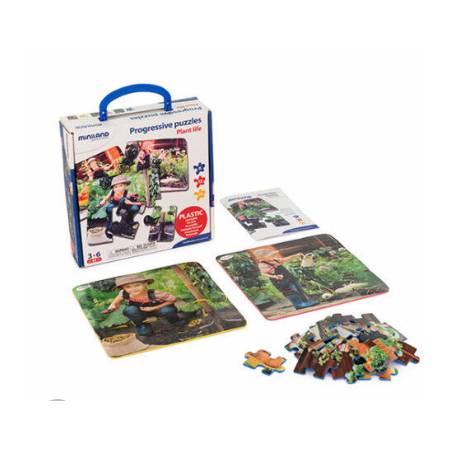 SET DE PUZZLES PROGRESIVOS VIDA DE LA PLANTA