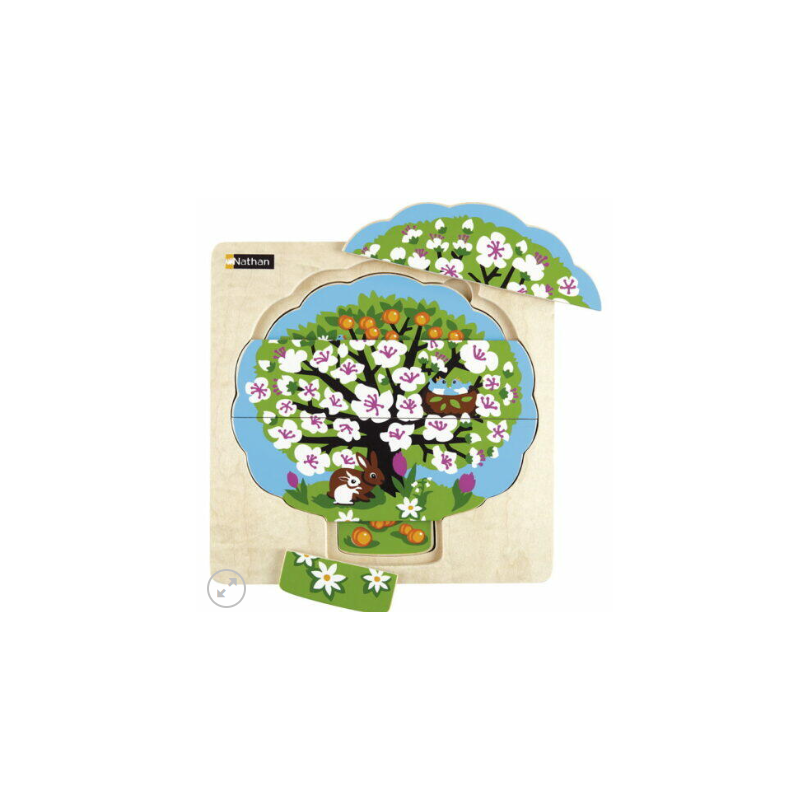 PUZZLE ENCAJABLE LAS 4 ESTACIONES CAPAS