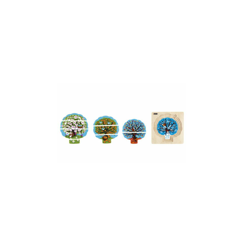 PUZZLE ENCAJABLE LAS 4 ESTACIONES CAPAS