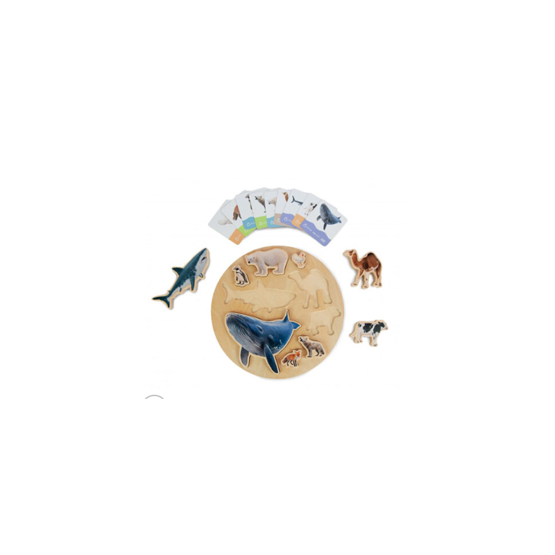 PUZZLE TAMAÑO DE LOS ANIMALES