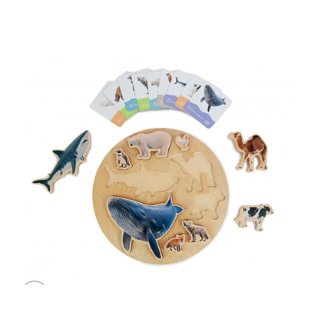 PUZZLE TAMAÑO DE LOS ANIMALES