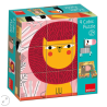 PUZZLE CUBOS ANIMALES 9 PIEZAS