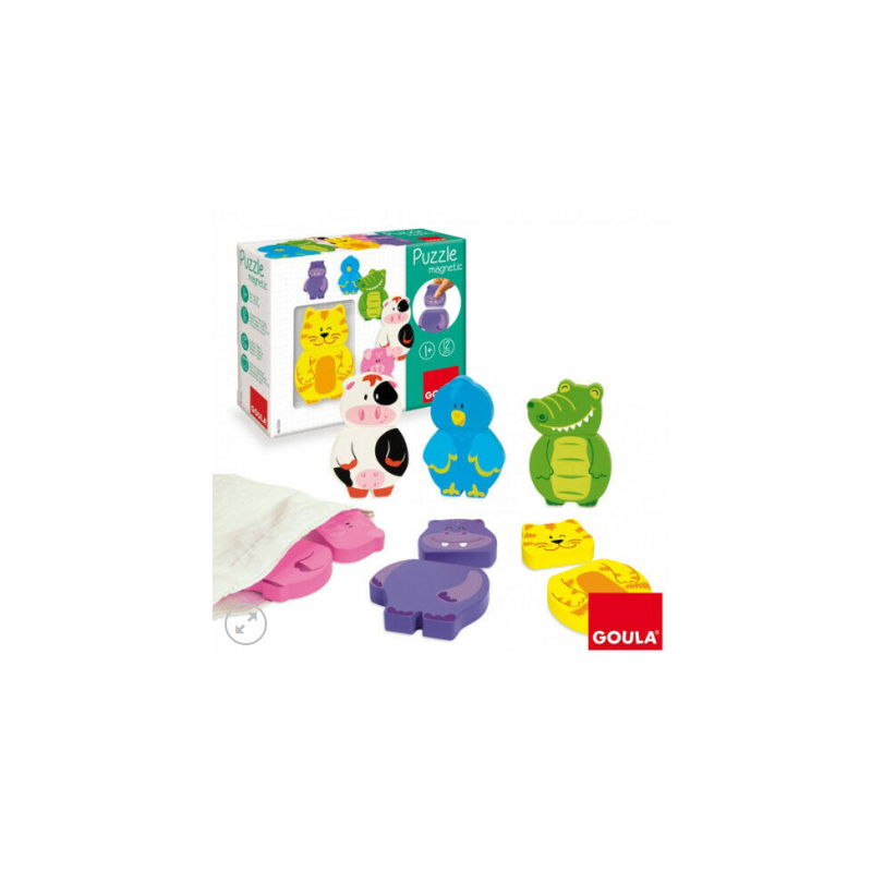PUZZLES MAGNÉTICOS INTERCAMBIABLES ANIMALES