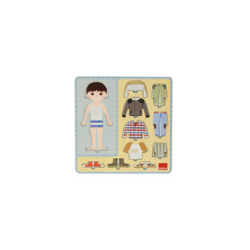 PUZZLE ENCAJABLE VESTIR NIÑO