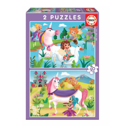 puzzle unicornios y hadas